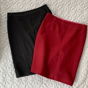 Two pencil skirts size 6